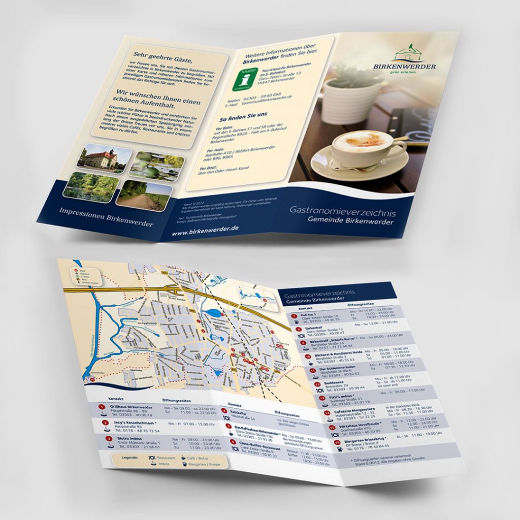 Gemeindeverwaltung Birkenwerder Flyer