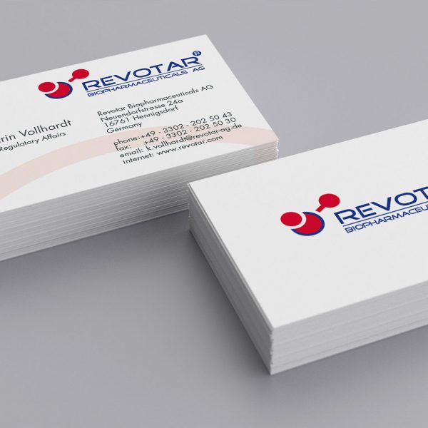 Revotar Corporate Design und Geschäftsausstattung
