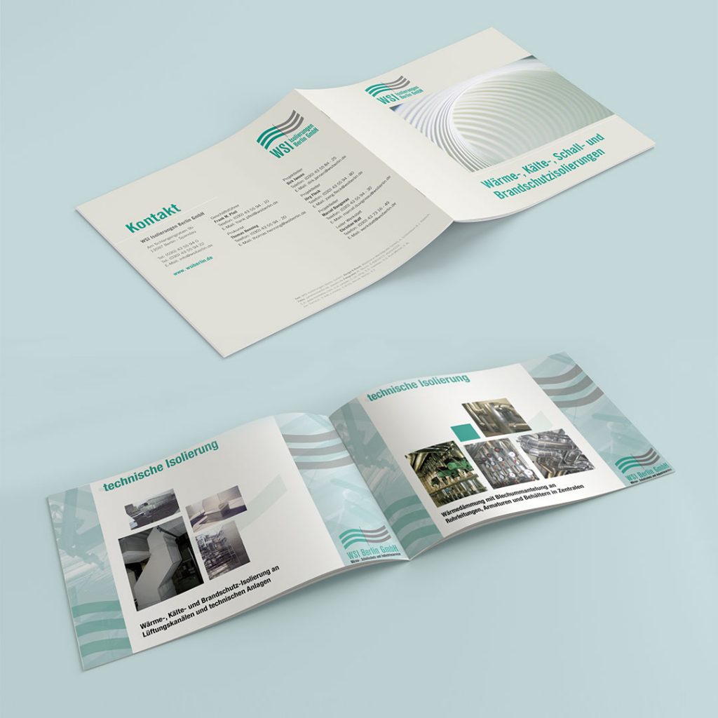 WSI Corporate Design Broschüren